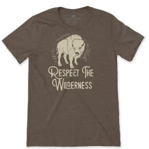 Respect The Wilderness Bison Unisex Tee