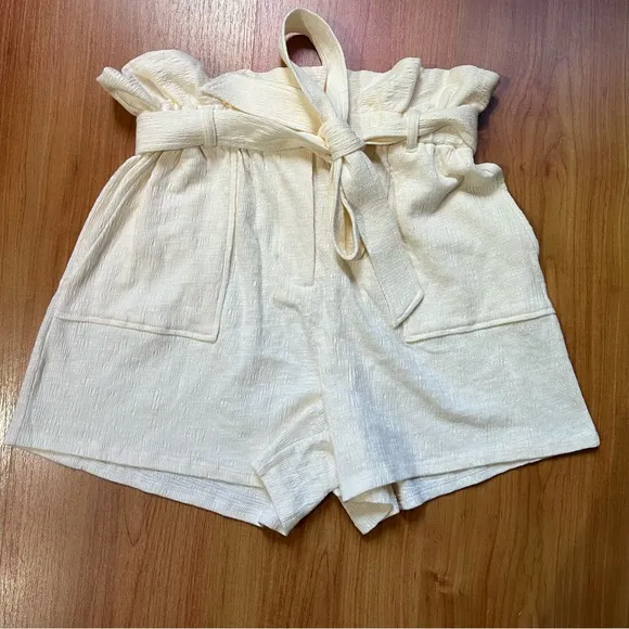 Richer Poorer Cloud Weave Paperbag Shorts