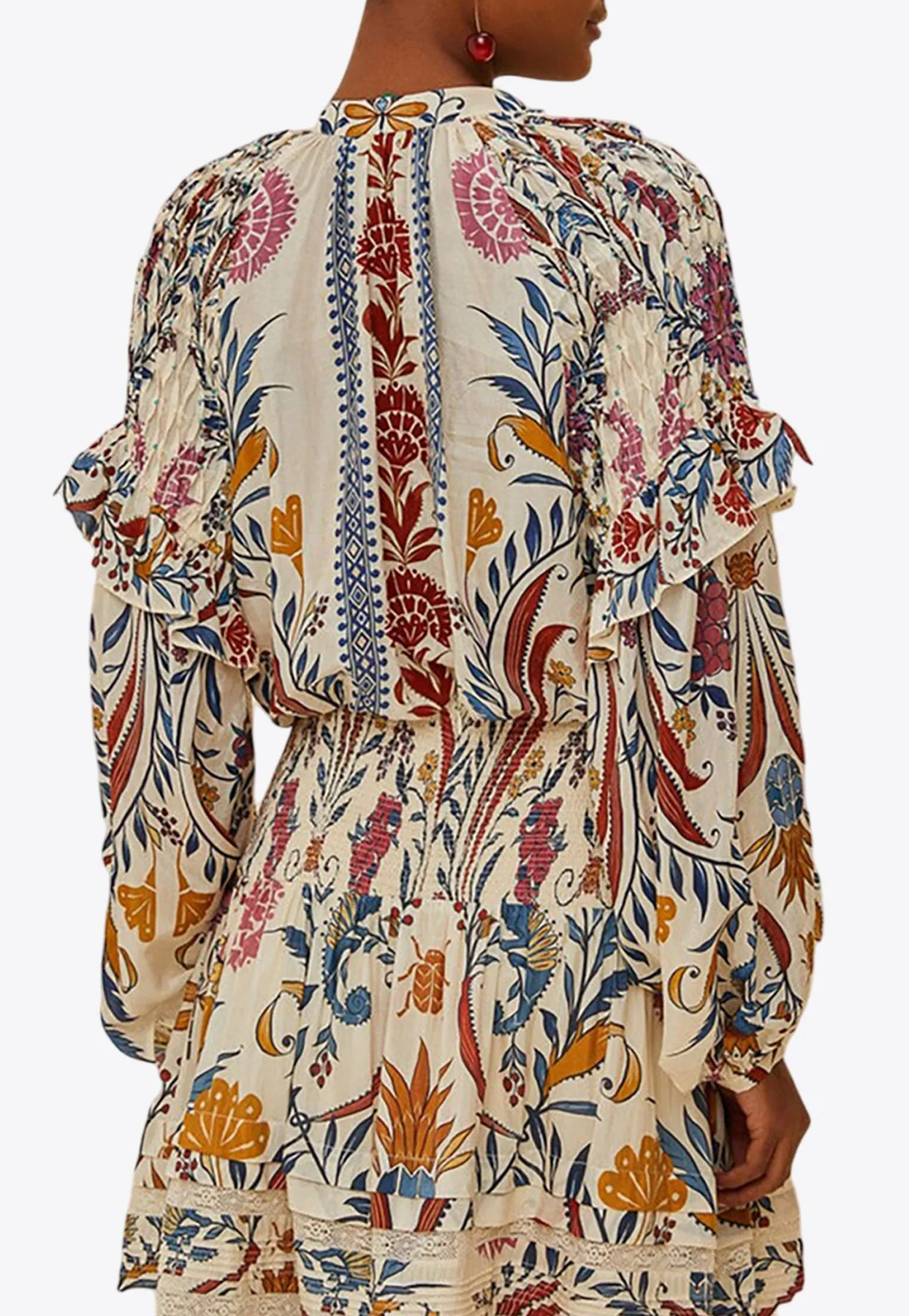 Romantic Lightness Floral V-neck Blouse