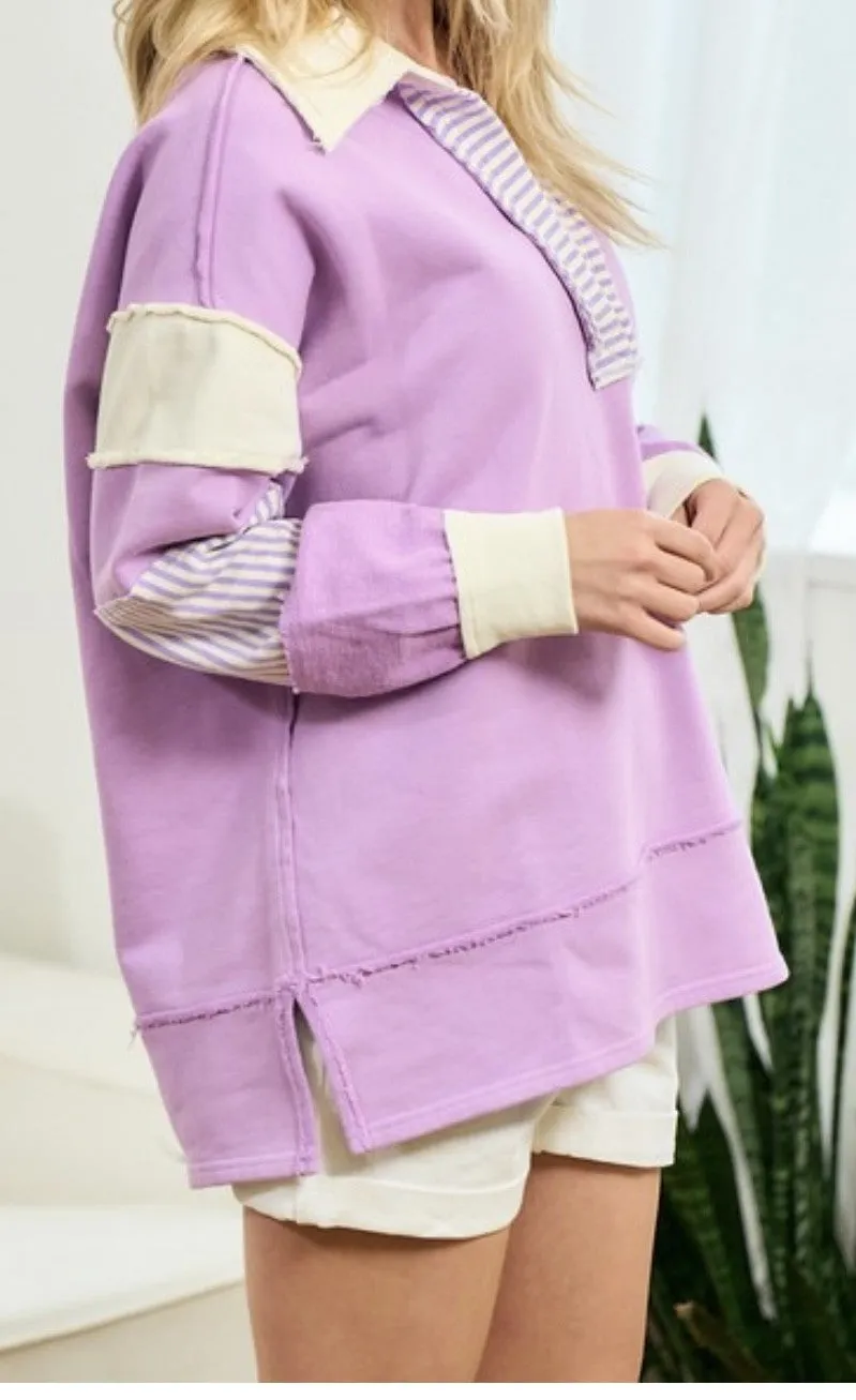 Ross Cozy and Oversized Pullover Polo