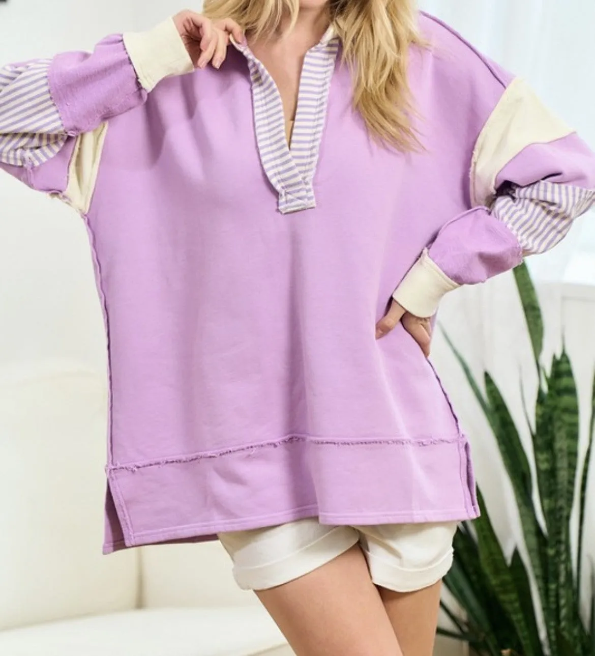 Ross Cozy and Oversized Pullover Polo