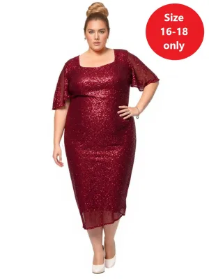 Ruby Dazzle Dress - Ruby**