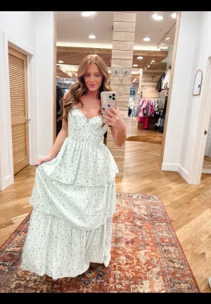 Ruffle Me Up Sage Dress