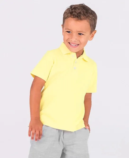 RuggedButts Banana Pique Short Sleeve Polo Shirt
