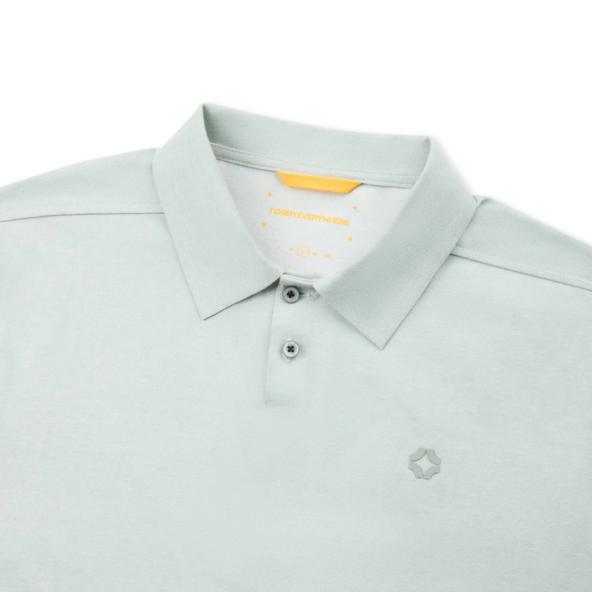 RYAN - Bonded Collar 2-Button Pique Polo