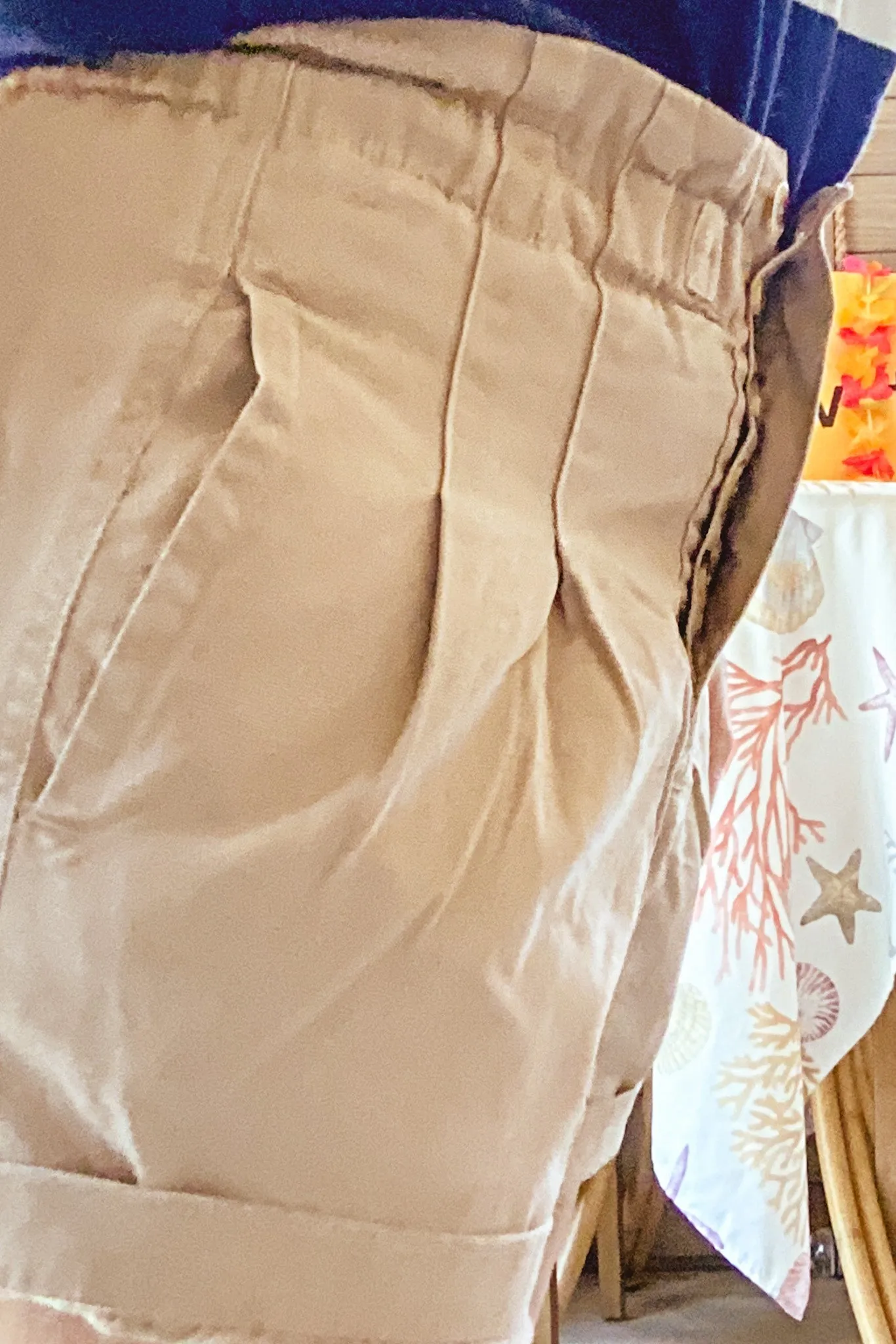 Sand Box Paperbag Tan High Waisted Shorts | Cottage Beach