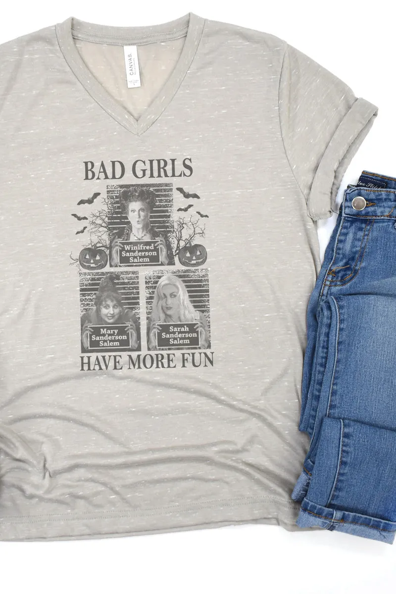 Sanderson Bad Girls Unisex V-Neck Tee