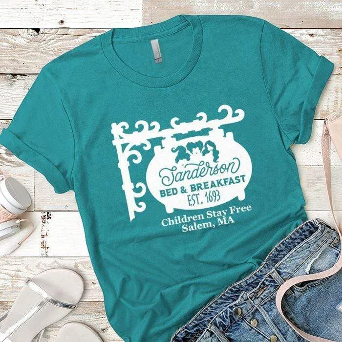 Sanderson Bed Breakfast Premium Tees