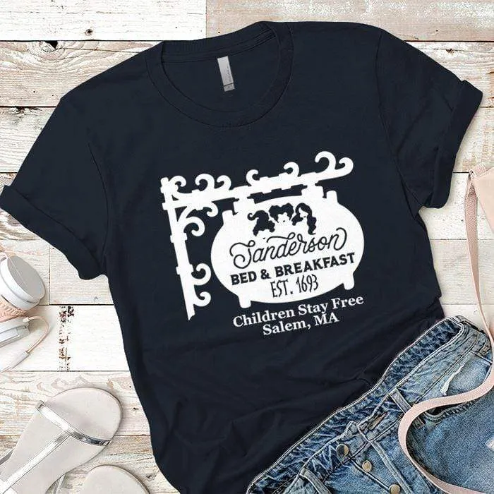 Sanderson Bed Breakfast Premium Tees