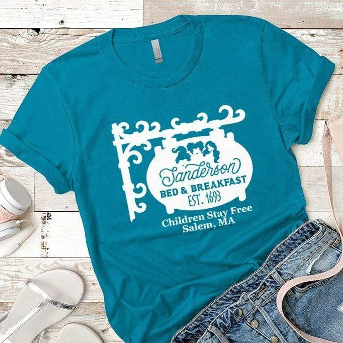 Sanderson Bed Breakfast Premium Tees