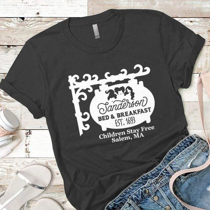 Sanderson Bed Breakfast Premium Tees