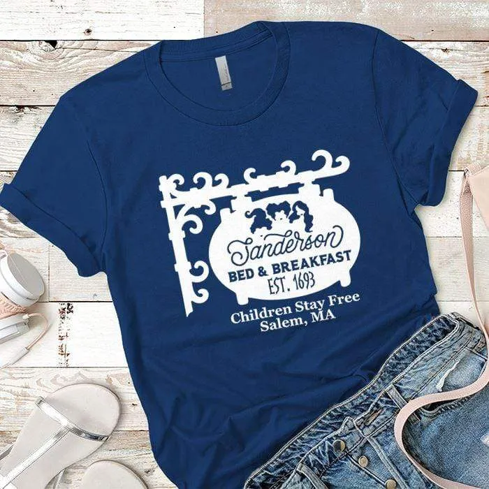 Sanderson Bed Breakfast Premium Tees