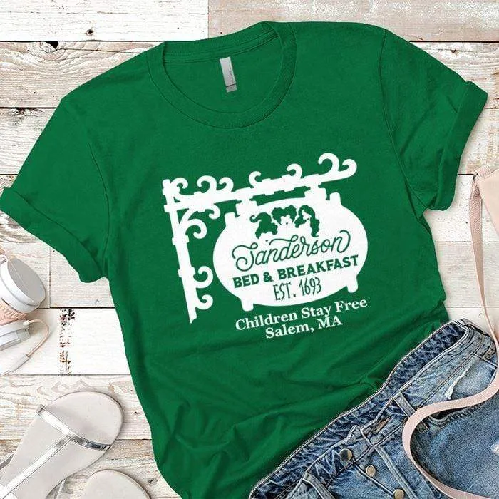 Sanderson Bed Breakfast Premium Tees