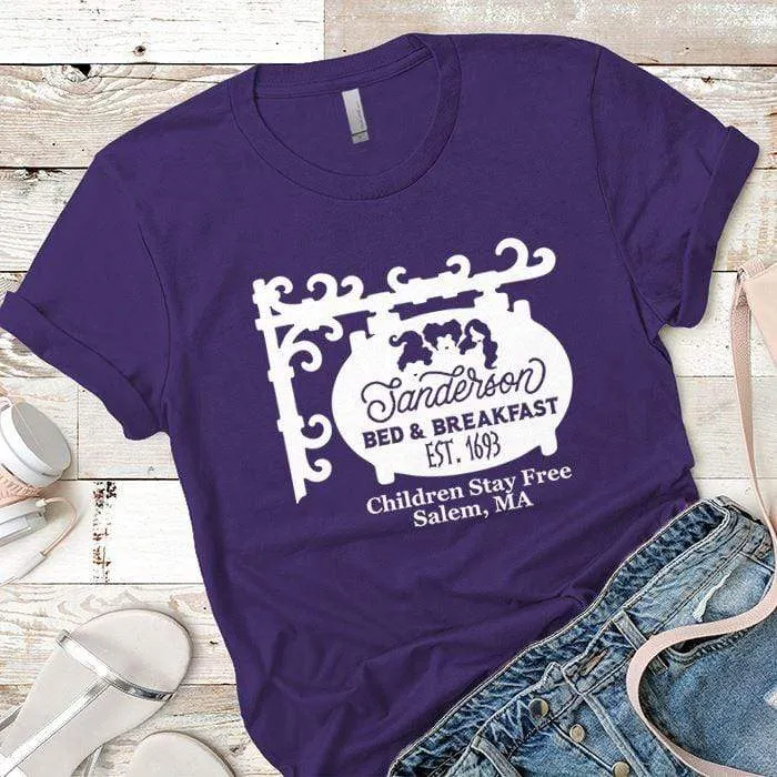 Sanderson Bed Breakfast Premium Tees