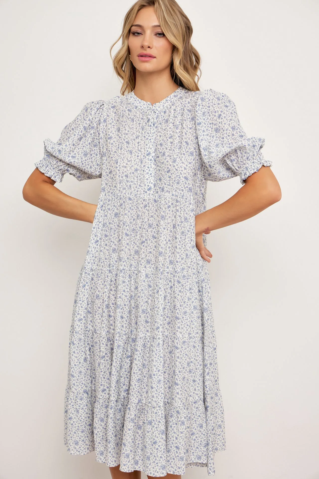 Sarah Tiered Midi Dress