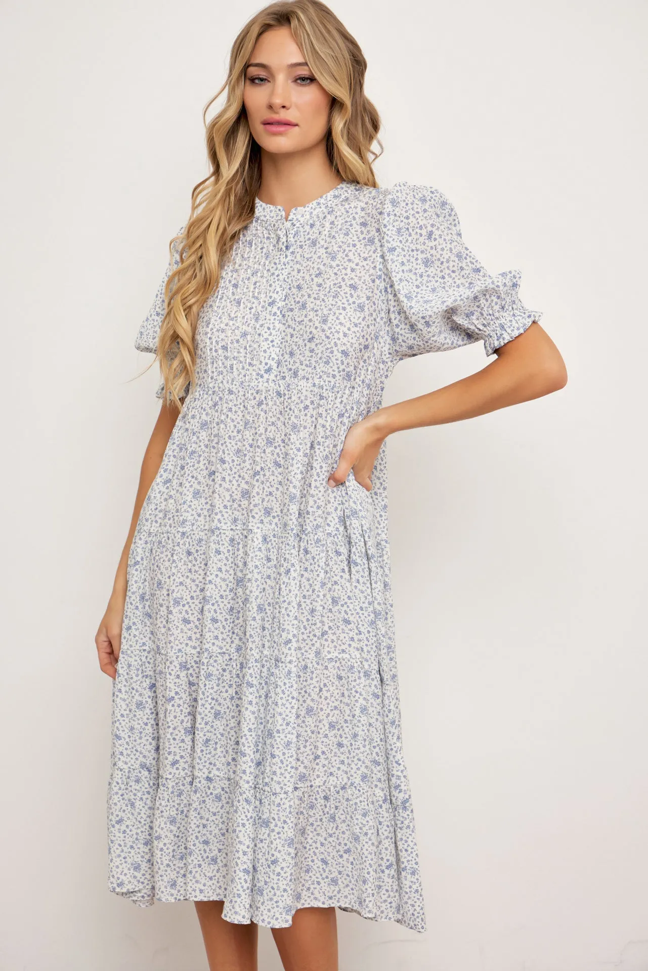 Sarah Tiered Midi Dress