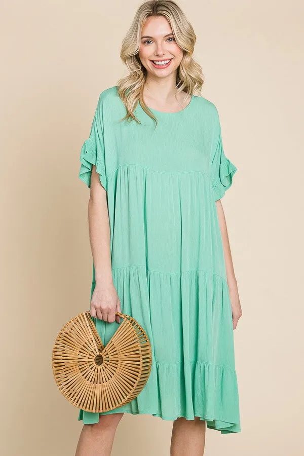 Scout Tiered Midi Dress | Sweet Mint
