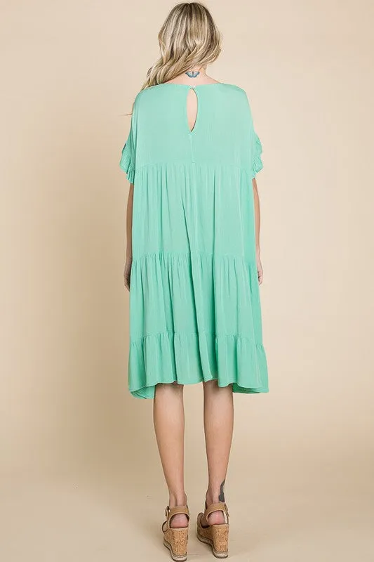 Scout Tiered Midi Dress | Sweet Mint