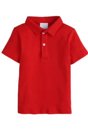 Short Sleeve Polo - Red