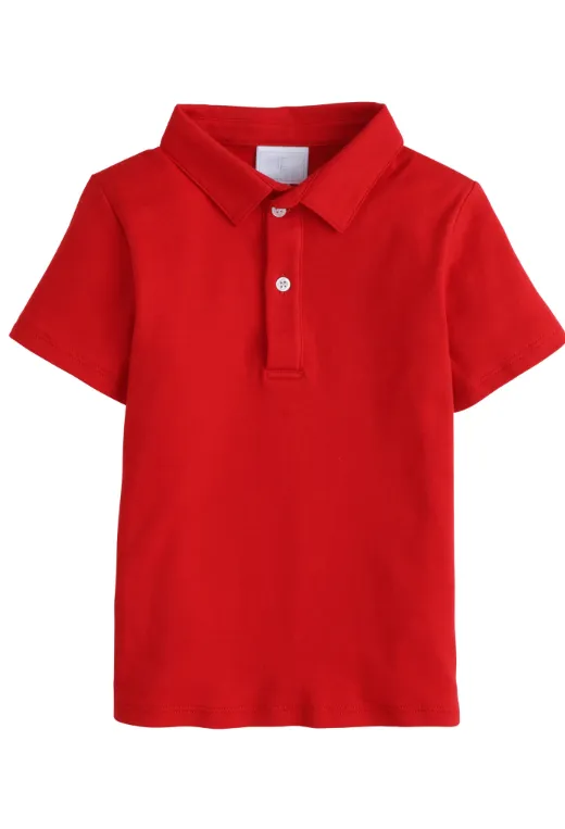 Short Sleeve Polo - Red