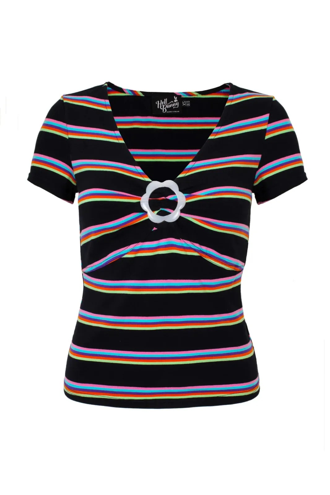 SIZES 8/10* Lyla Black Stripe Top