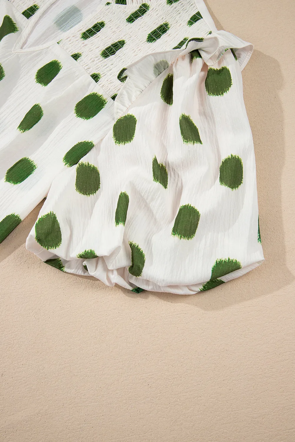 Sloane, Polka Dot Balloon Sleeve Blouse