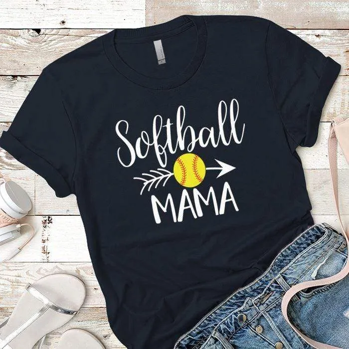 Softball Mama Premium Tees