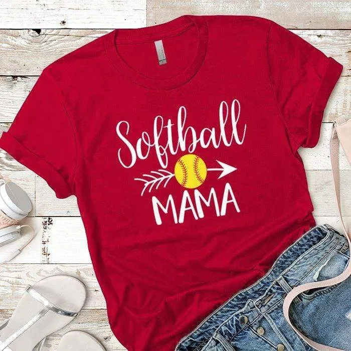 Softball Mama Premium Tees
