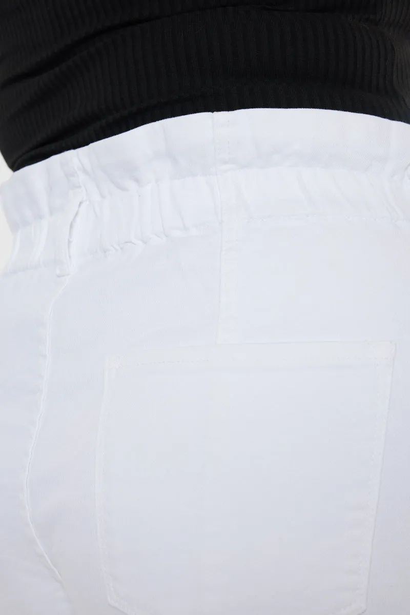 Soledad High Rise Paperbag Shorts (Plus Size)