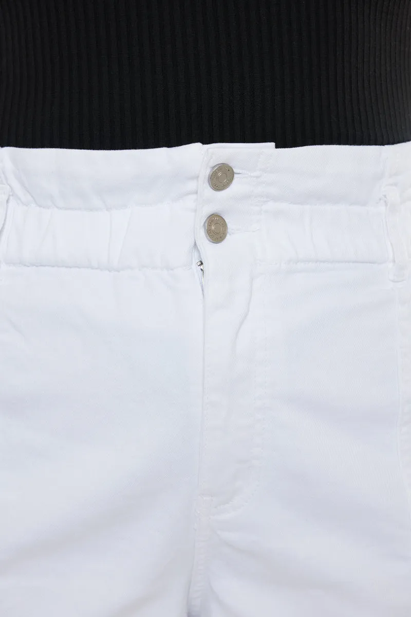 Soledad High Rise Paperbag Shorts (Plus Size)