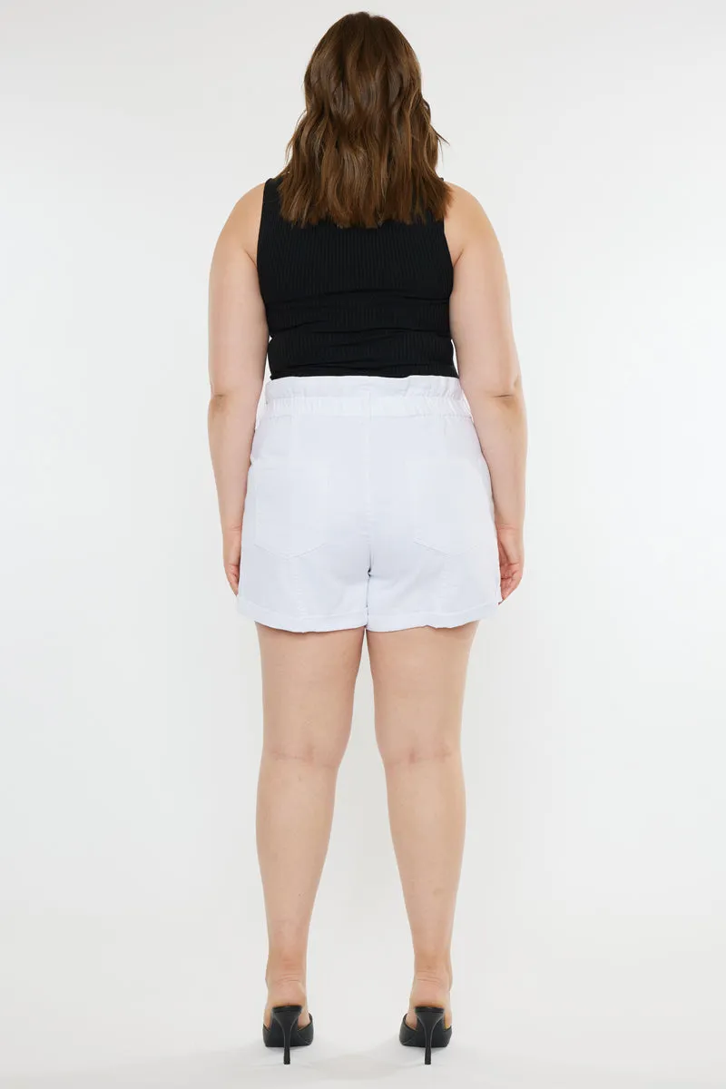 Soledad High Rise Paperbag Shorts (Plus Size)