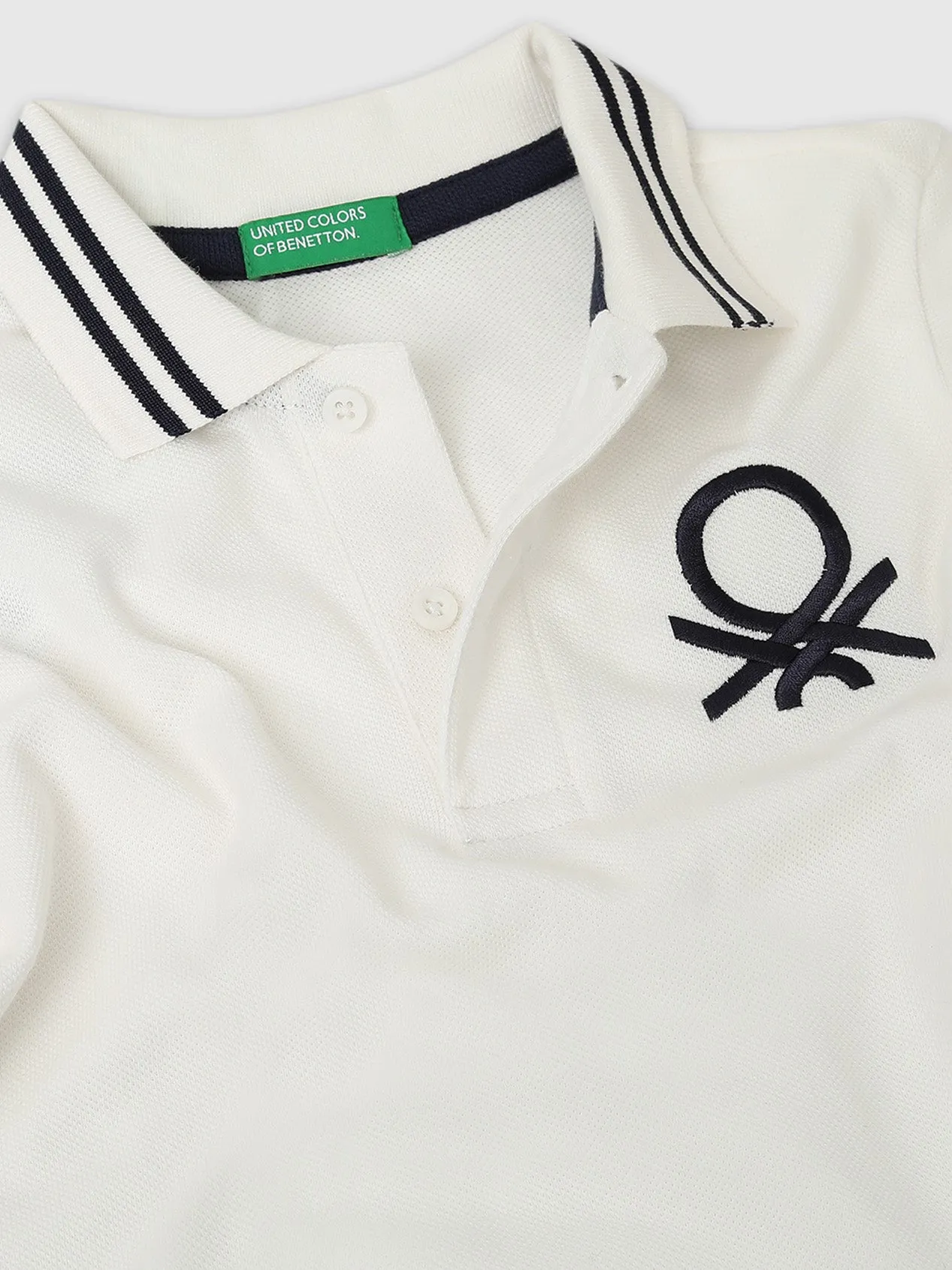 Solid Pique Polo Shirt with Tipping