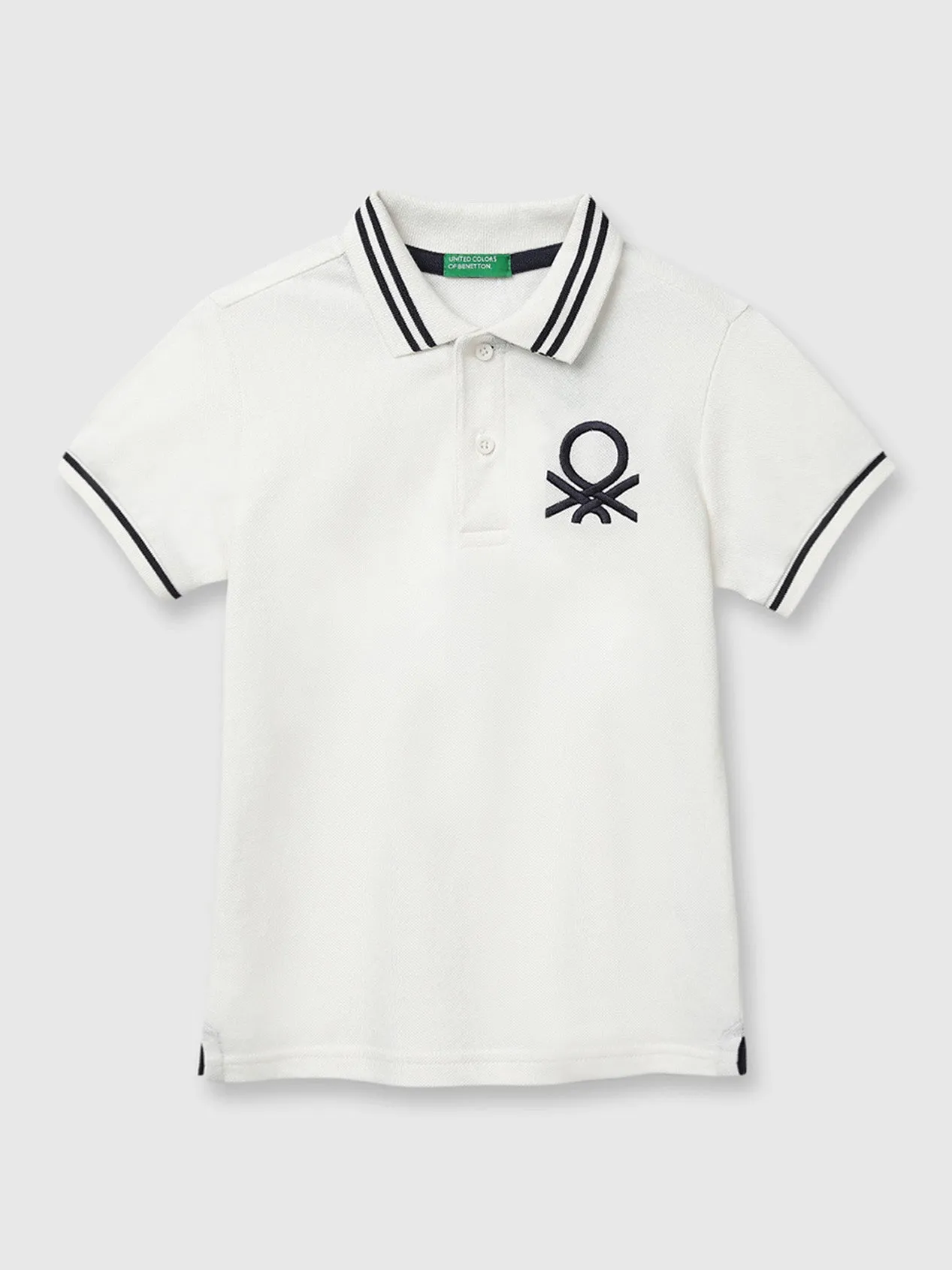 Solid Pique Polo Shirt with Tipping