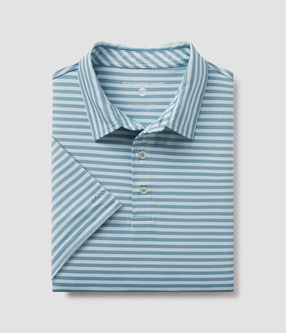 SOUTHERN SHIRT CO. SARASOTA STRIPE POLO