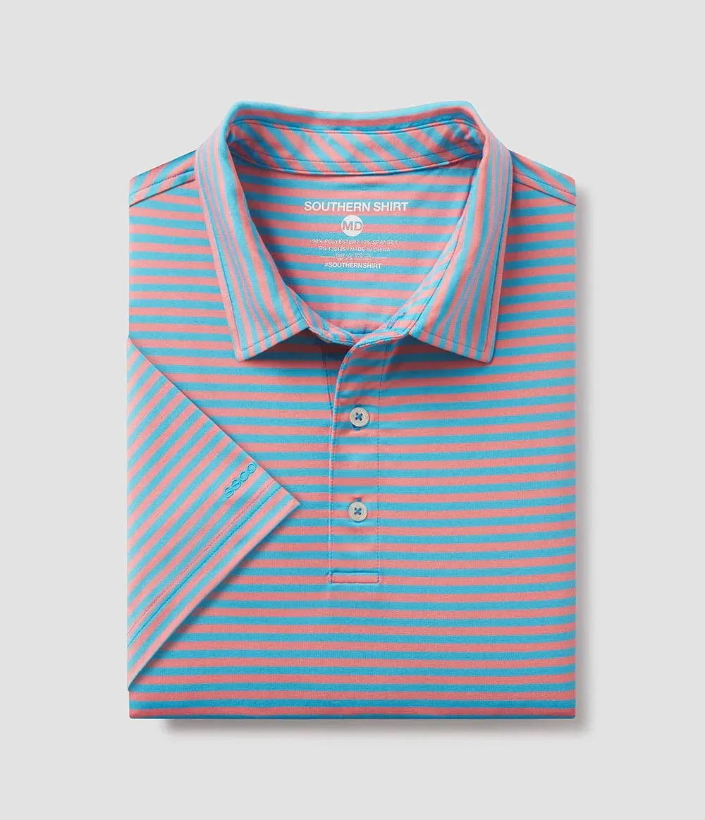 SOUTHERN SHIRT CO. SARASOTA STRIPE POLO