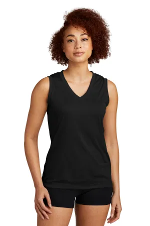 Sport-Tek¨ Ladies Sleeveless PosiCharge¨ Competitor™ V-Neck Tee. LST352