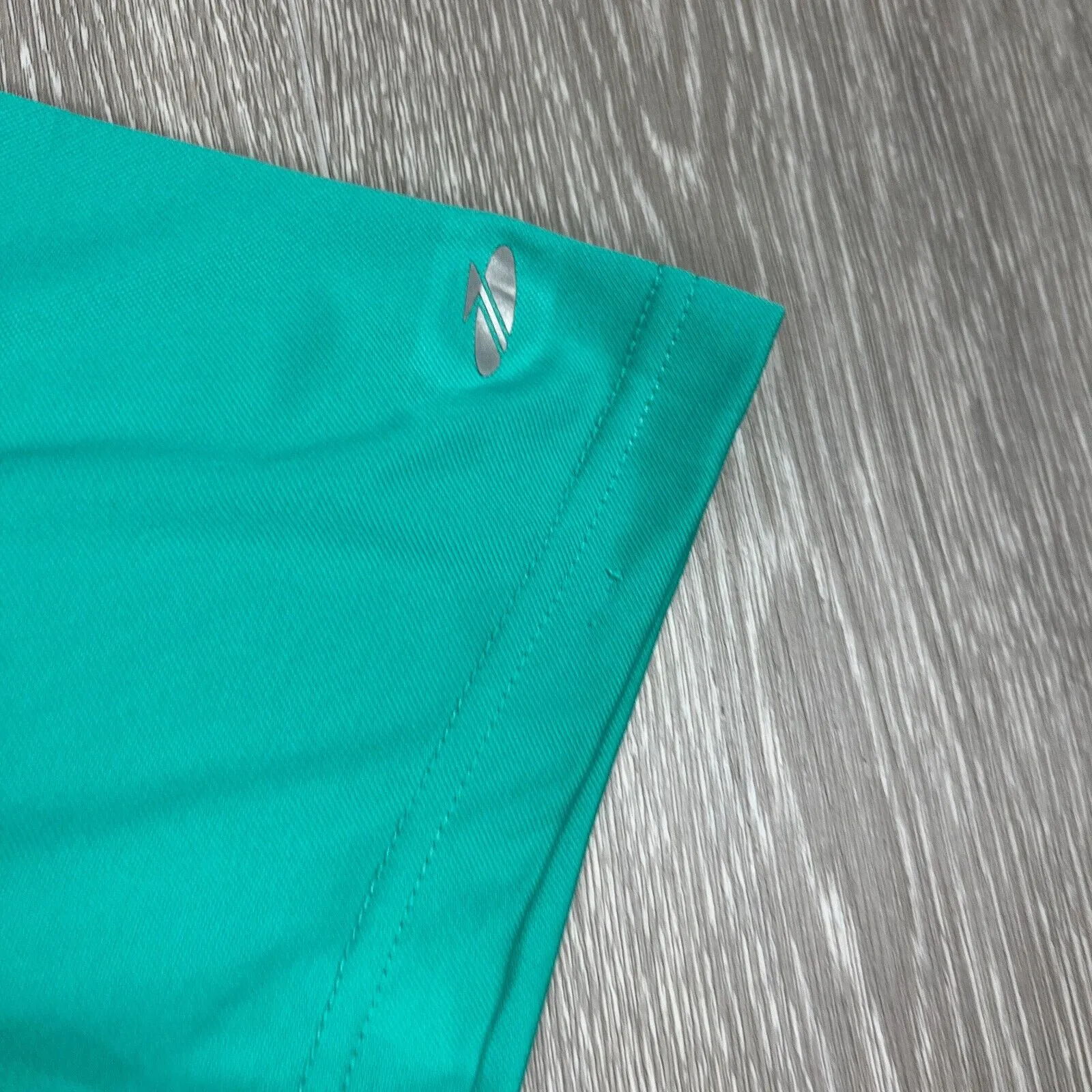 Sporte Leisure Mens Teal Castle Gove Golf Course Shirt Size Medium