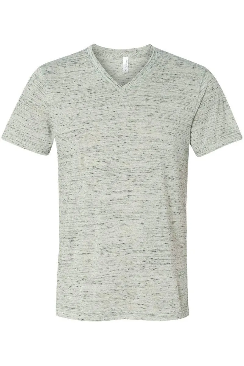 Spotted Pumpkin Heart Unisex V-Neck Tee