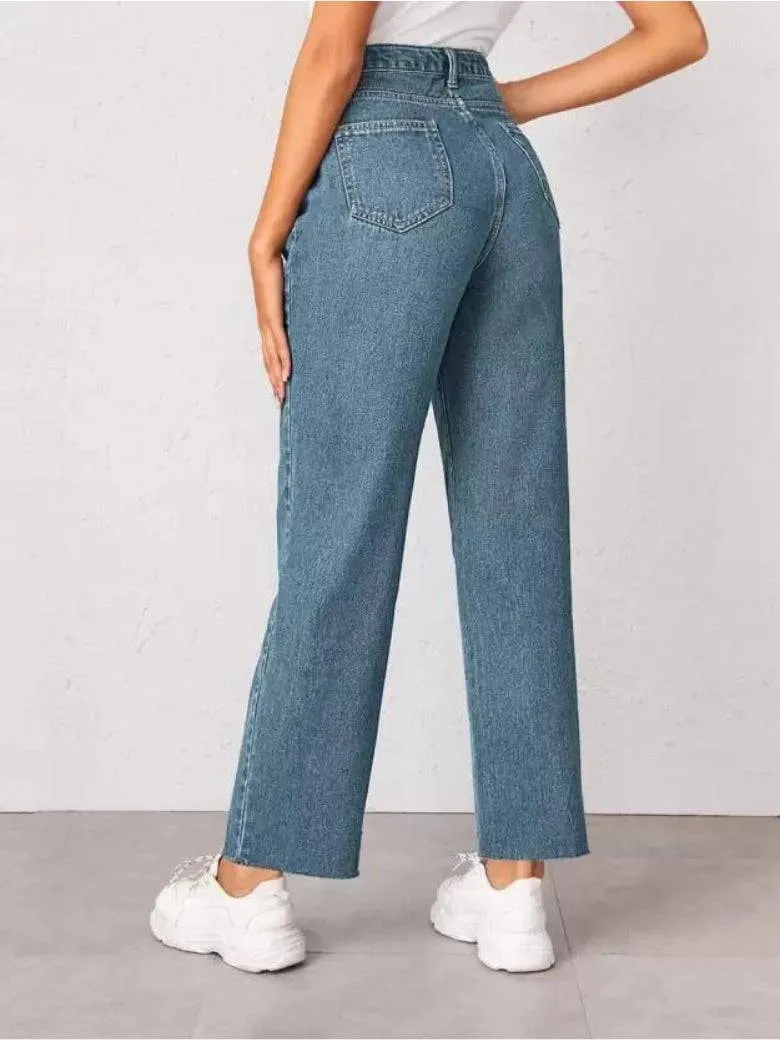 Stonewash Supreme Wide Leg Denim