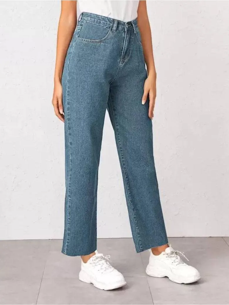 Stonewash Supreme Wide Leg Denim
