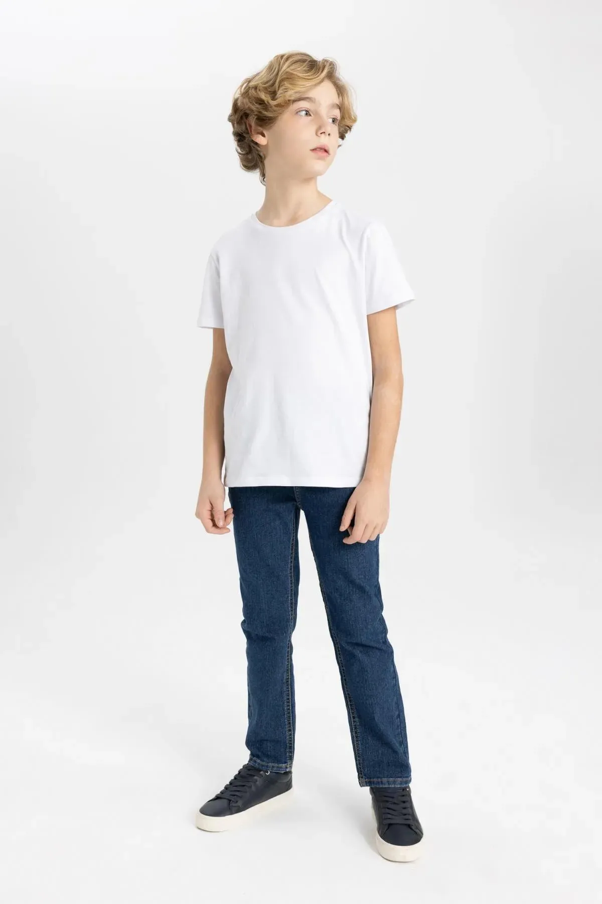 Straight Fit Standard Leg Jean Trousers For Boys
