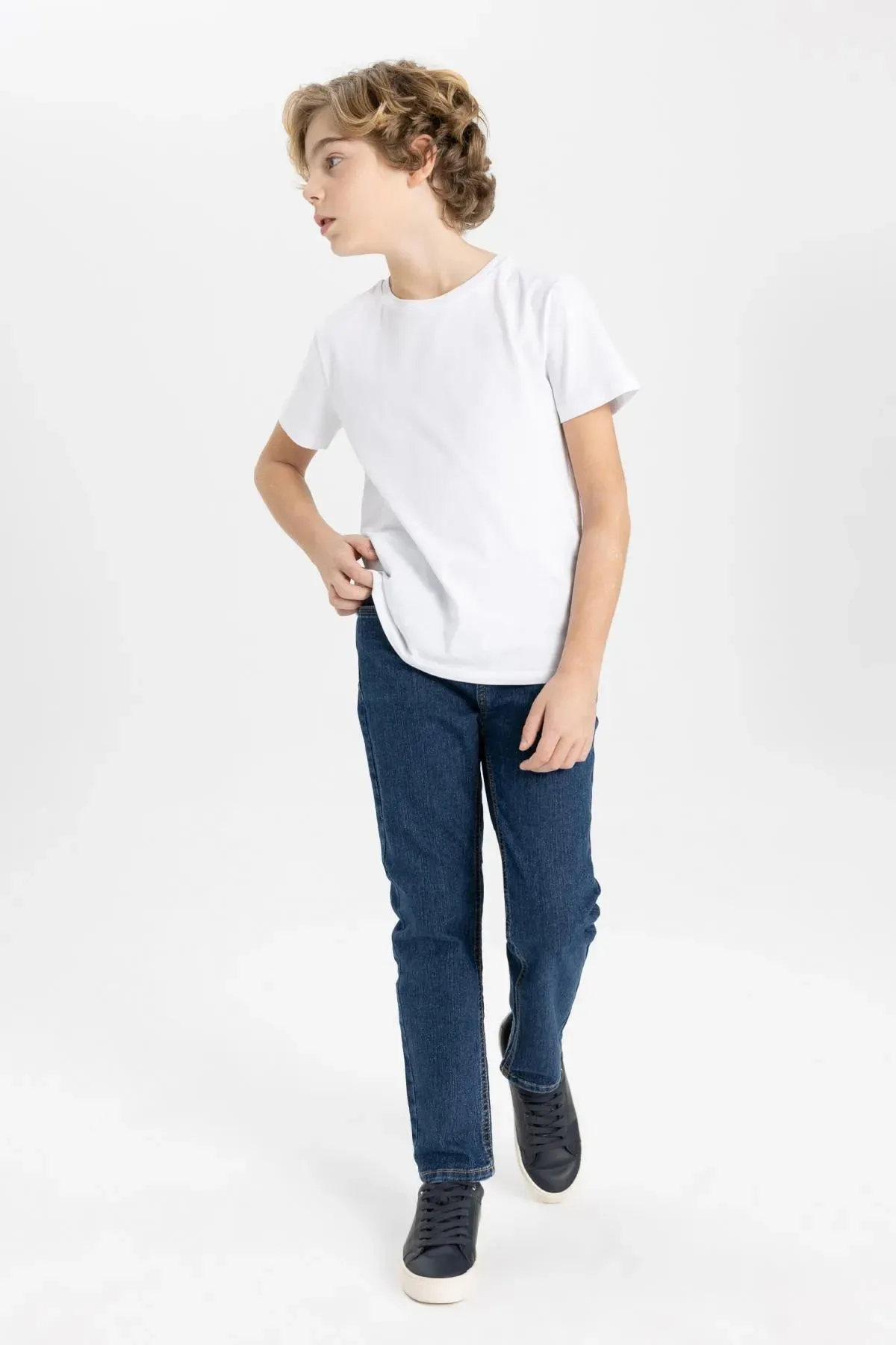 Straight Fit Standard Leg Jean Trousers For Boys