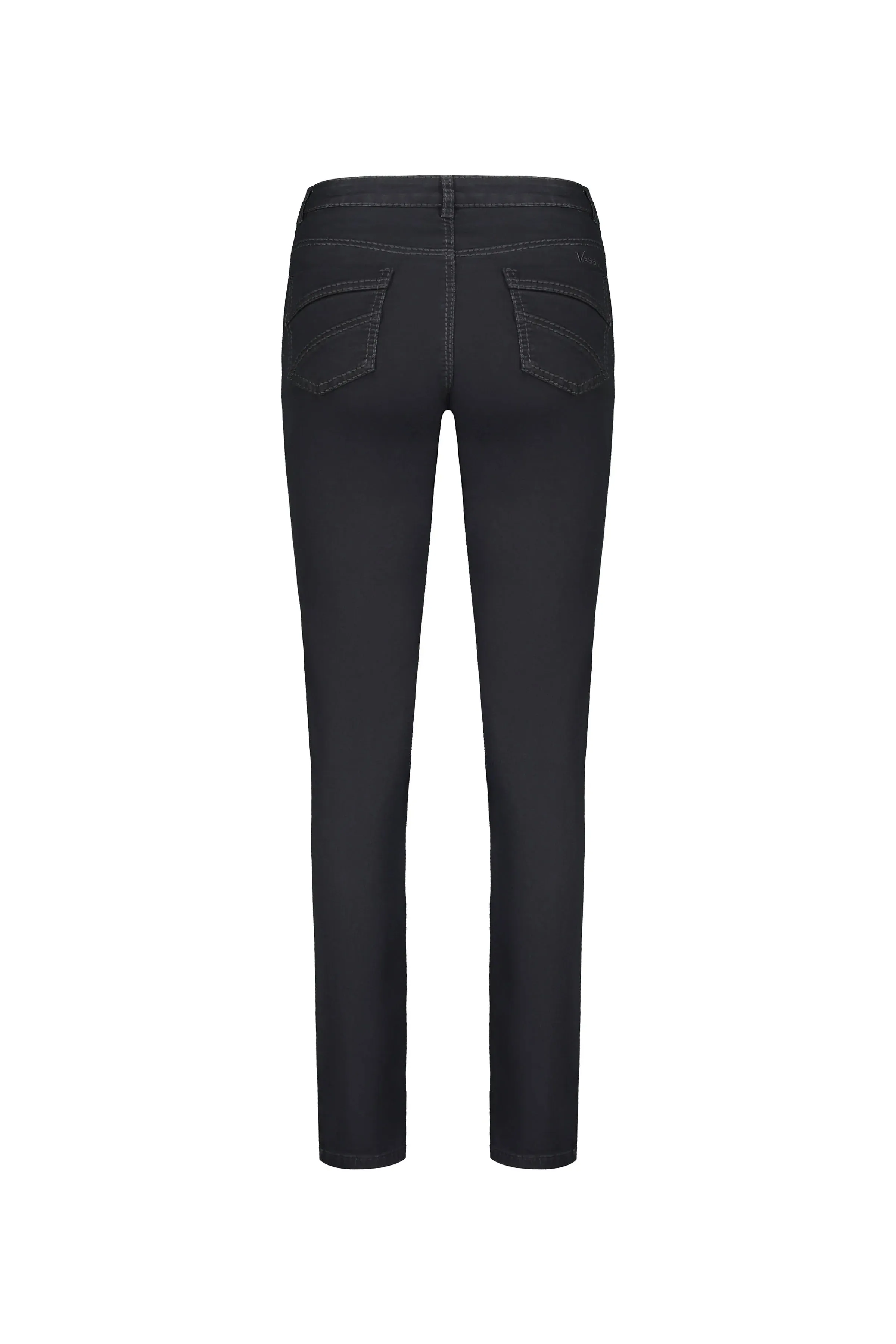 Straight Leg Full Length Jean - 5937 - Black Denim