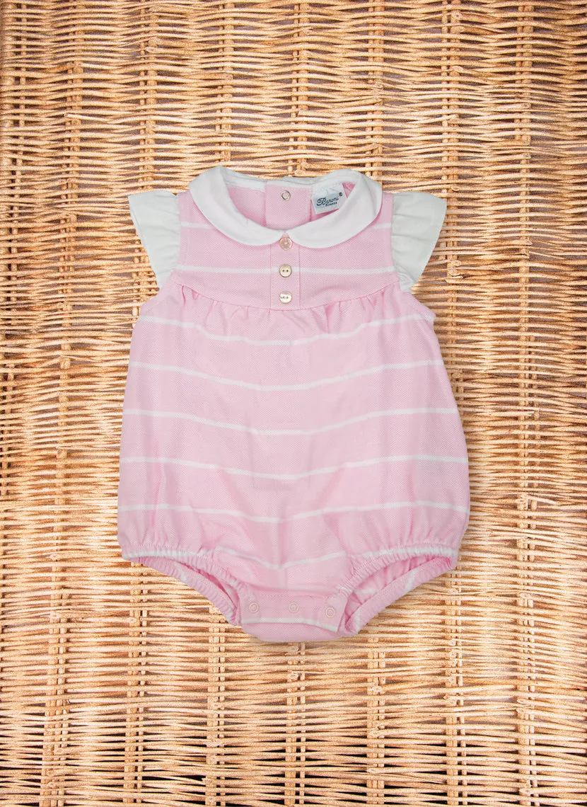 Striped Polo Romper