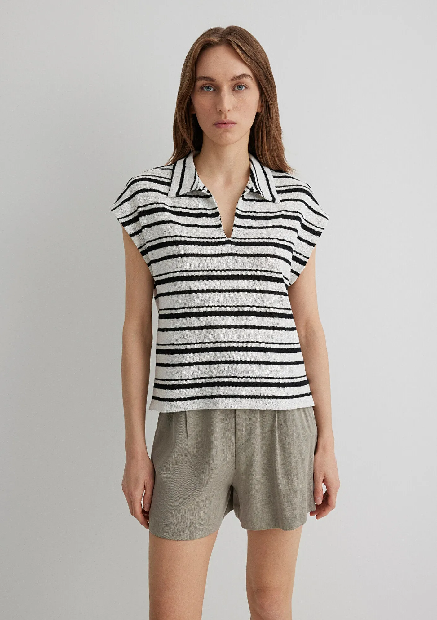 Striped Polo T-Shirt