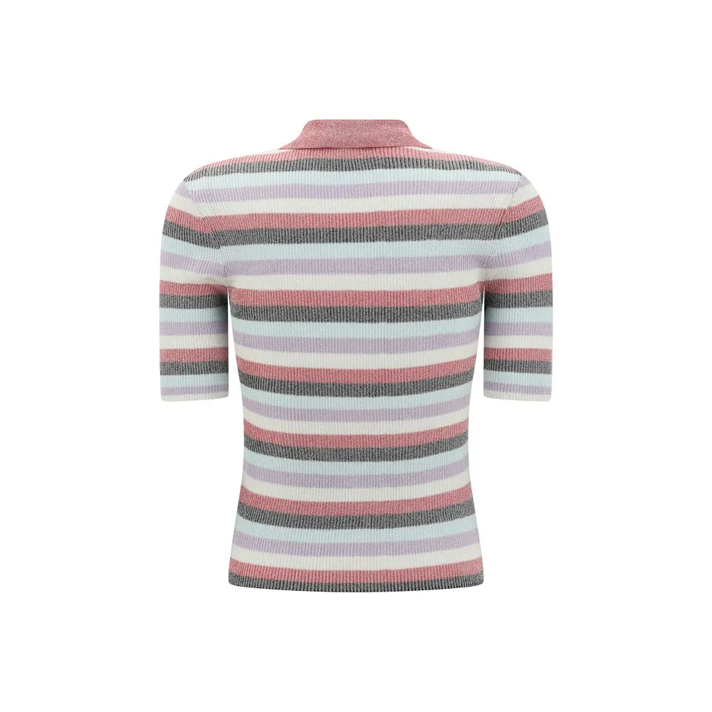 Striped Polo Top