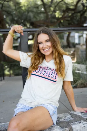 Strong As A Mother (Oatmeal) - Short Sleeve / V-Neck