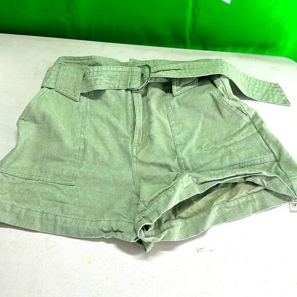 SUNCOO Paris Paperbag shorts Brett | green T1 Size Small 26”-28” 4/6
