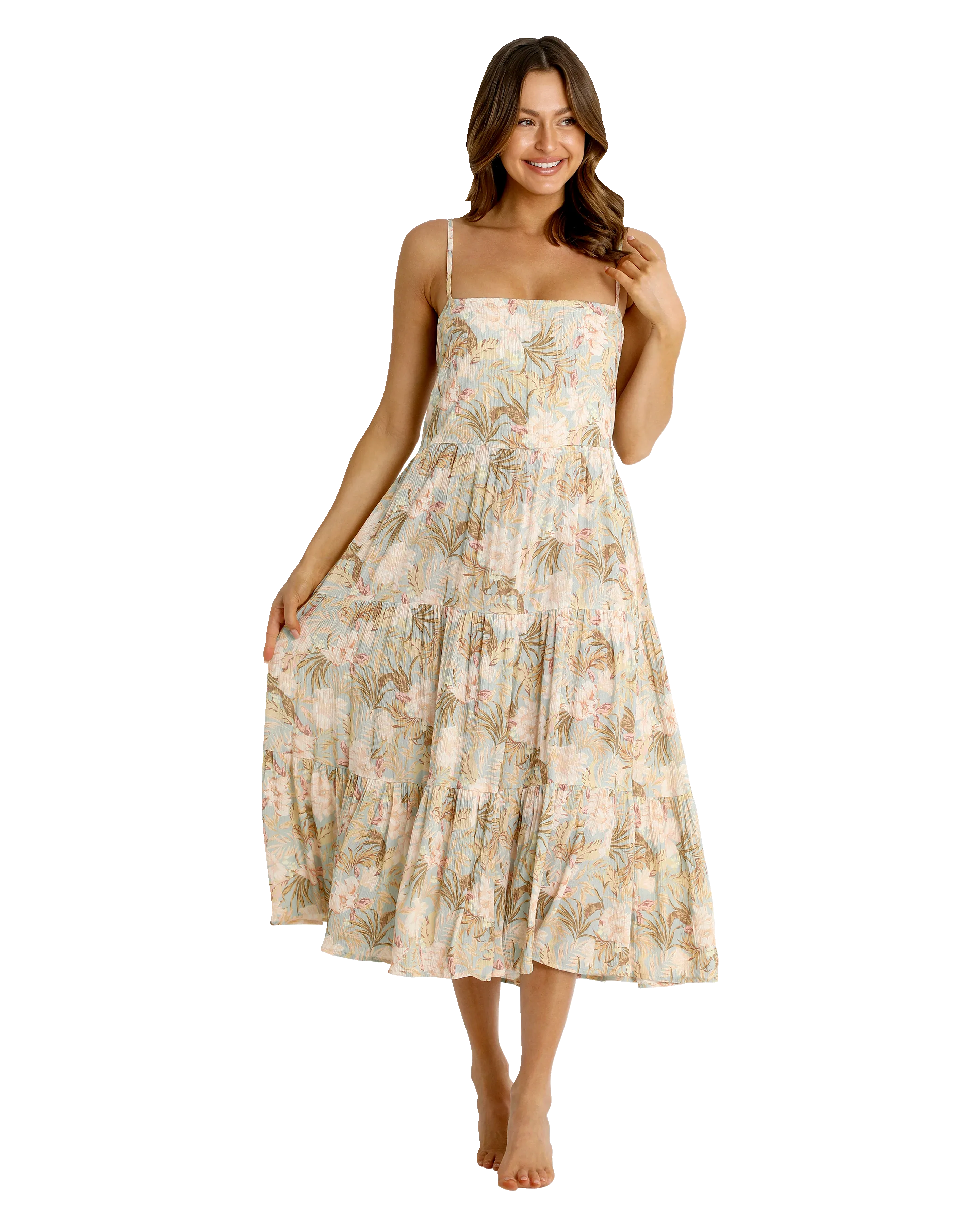 Sunseeker - Tropic Shoe String Midi Dress