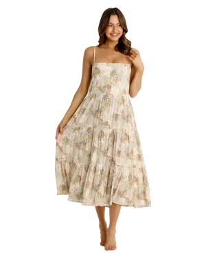 Sunseeker - Tropic Shoe String Midi Dress